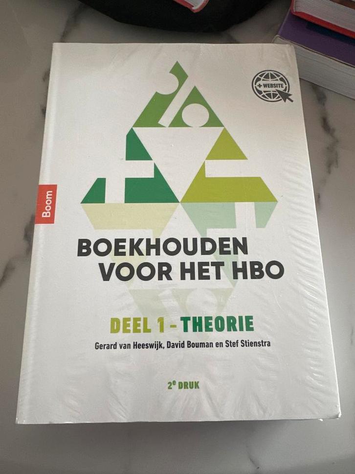 Boekhouden voor het hbo deel 1. Theorie- en opgavenboek, Boeken, Schoolboeken, Zo goed als nieuw, Nederlands, Overige niveaus