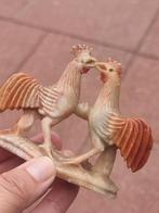 Vintage 80's jaspis steen sculptuur kippen, Ophalen of Verzenden, Zo goed als nieuw