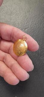 Geel Gouden 14 k hanger  2,6 gram, Sieraden, Tassen en Uiterlijk, Antieke sieraden, Ophalen of Verzenden, Goud, Hanger