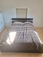 bed, Huis en Inrichting, Slaapkamer | Bedden, Ophalen, Gebruikt, Bruin, Tweepersoons