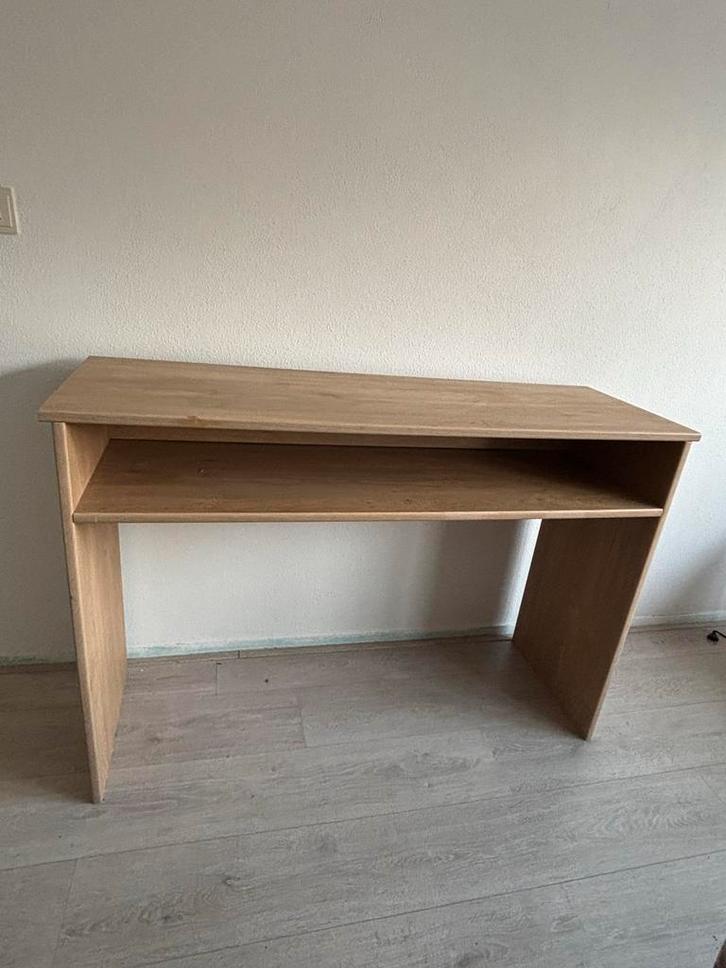Eiken sidetable - 120x40x82 cm, Huis en Inrichting, Bureaus, Gebruikt, Bureau, Ophalen