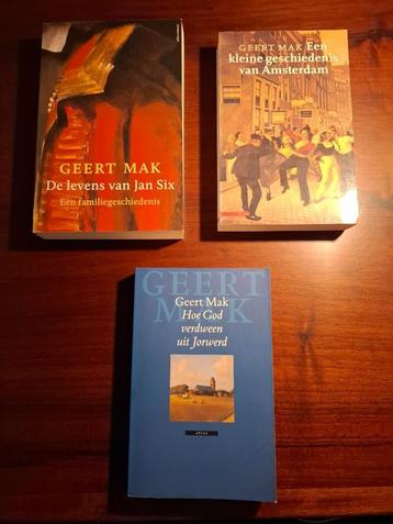 Drie boeken van Geert Mak beschikbaar voor biedingen