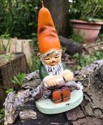 Kaars in de vorm van een kabouter - 16 cm, Overige materialen, Overige kleuren, Ophalen of Verzenden, Zo goed als nieuw