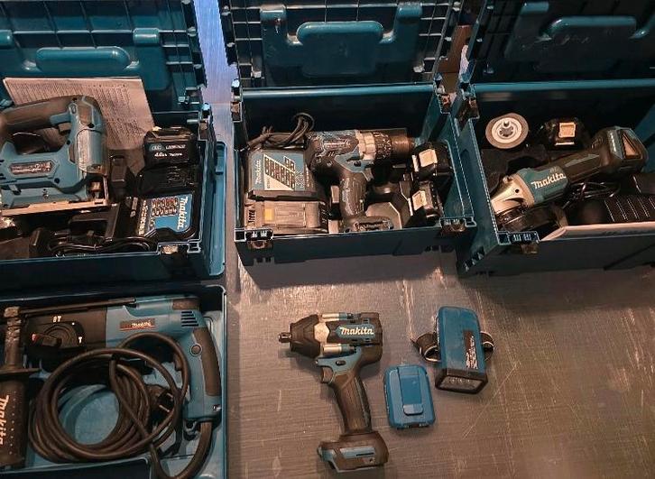 Partij elektronisch gereedschap bedrijf failiet makita hilti, Doe-het-zelf en Verbouw, Gereedschap | Overige machines, Zo goed als nieuw