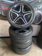 Mercedes AMG originele velgen + winterbanden 245/40/19, 19 inch, Velg(en), Personenwagen, Gebruikt