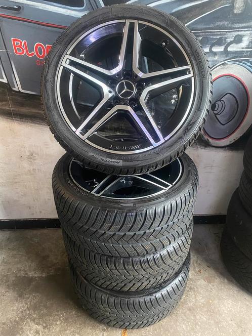 Mercedes AMG originele velgen + winterbanden 245/40/19, Auto-onderdelen, Banden en Velgen, Velg(en), Winterbanden, 19 inch, 245 mm