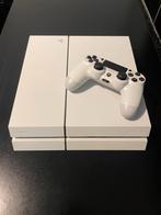 Playstation 4 + controller Wit 500 GB, Spelcomputers en Games, Original, Met 1 controller, Zo goed als nieuw, Ophalen