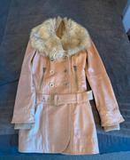 Mooie Lederen parka, Ophalen of Verzenden, Zo goed als nieuw, Maat 36 (S), Bruin