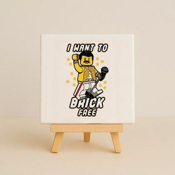 Wandtegeltje brick free beschikbaar voor biedingen