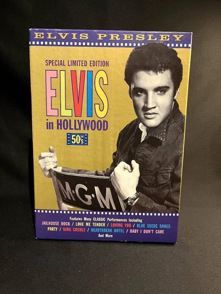 Te koop Collector item: " Elvis in Hollywood, de jaren 50", Verzamelen, Film en Tv, Zo goed als nieuw, Film, Overige typen, Ophalen of Verzenden