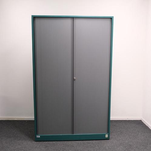 Ahrend Roldeurkast - Groen/Grijs 120x45x193 cm (BXDXH) RD77, Huis en Inrichting, Kasten | Roldeurkasten en Archiefkasten, Gebruikt