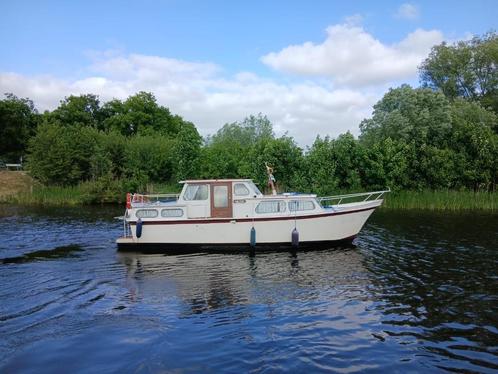 KRUISER WOUD BLOEM 8.6 M VETUS nw pr 14.000 EURO INRUIL MOG, Watersport en Boten, Motorboten en Motorjachten, Staal, Diesel, 50 pk of meer