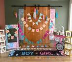 Te huur uitgebreid Gender Reveal / Babyshower pakket, Hobby en Vrije tijd, Feestartikelen | Verhuur, Ophalen, Zo goed als nieuw