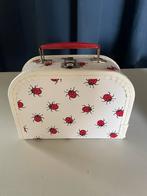 Leuk klein wit koffertje met lieveheersbeestjes, Ophalen of Verzenden, Zo goed als nieuw