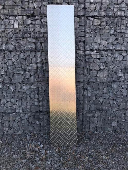 nieuwe stroken aluminium traanplaat 229 cm x 40 cm 3,5/5mm, Doe-het-zelf en Verbouw, Plinten en Afwerking, Nieuw, Overige typen