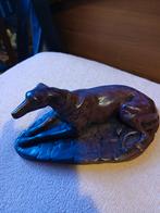 Te koop beeld Greyhound van speksteen, Verzamelen, Beelden en Beeldjes, Ophalen of Verzenden, Nieuw, Dier