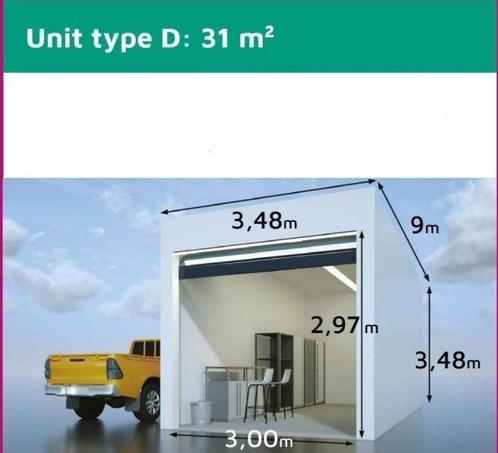Te huur: 31m² GROTE garageboxen Vlielandseweg Pijnacker, Auto diversen, Autostallingen en Garages