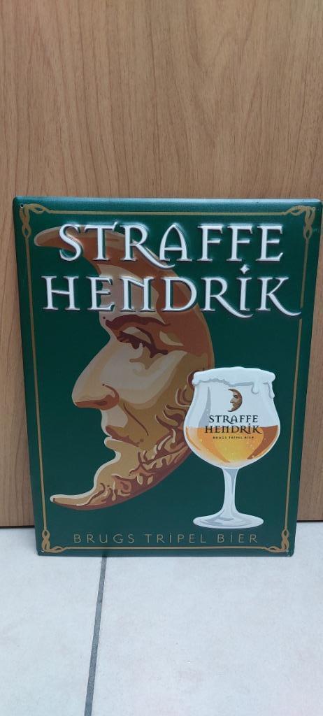 Reclamebord Straffe Hendrik Tripel, Verzamelen, Biermerken, Nieuw, Reclamebord, Plaat of Schild, Overige merken, Ophalen of Verzenden