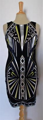 Apart zwart print jurkje van River Island! M, Maat 38/40 (M), Overige kleuren, Ophalen of Verzenden, Zo goed als nieuw