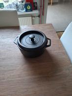 Gietijzeren Dutch Oven - 24cm - Perfecte Staat, Gietijzer, Ophalen of Verzenden, Zo goed als nieuw, Keramische plaat