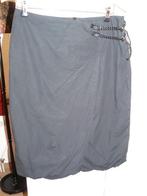 A1367 B.Casual 1975 mt M rok college zwart vaste overslag, Maat 38/40 (M), Verzenden, Zwart, Zo goed als nieuw