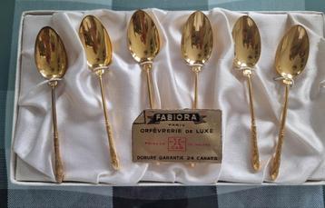 Set van Franse koffielepels uit de jaren 50. beschikbaar voor biedingen