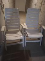 Witte kunststof Hartman tuinstoelen, Tuin en Terras, Ophalen, Zo goed als nieuw, Kunststof