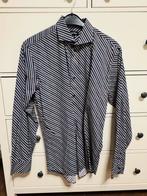 Claude Vigo blauw gestreept heren overhemd blouse maat L, Claude Vigo, Nieuw, Halswijdte 41/42 (L), Verzenden