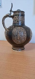 Reinhold Merkelbach Kan - Keramiek met Tinnen Deksel, Antiek en Kunst, Ophalen of Verzenden