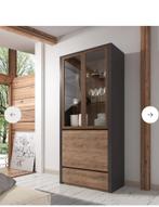 Vitrinekast monaco, Zo goed als nieuw, 150 tot 200 cm, 25 tot 50 cm, 50 tot 100 cm