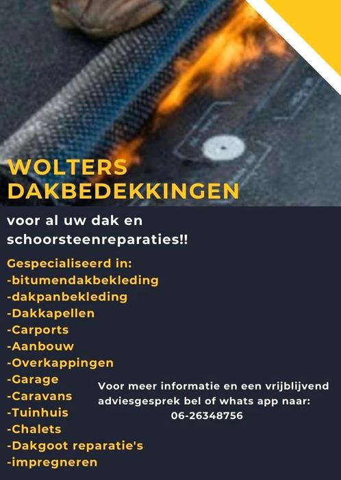 Ervaren dakdekker & impregneren van buiten muren, Doe-het-zelf en Verbouw, Overige Doe-het-zelf en Verbouw, Nieuw, Ophalen of Verzenden