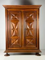 Burgundy Cabinet Frans antiek 1700, Ophalen, Gebruikt, Minder dan 150 cm, Minder dan 100 cm