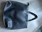 Lederen tas laauw, Ophalen of Verzenden, Nieuw, Zwart, Shopper