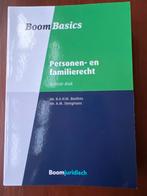 Boom Basics Personen- en Familierecht, Ophalen of Verzenden, Gamma, Zo goed als nieuw, HBO