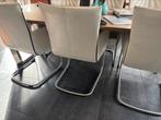 Bert Plantagie Jones eetkamerstoelen gebruikt, Huis en Inrichting, Stoelen, Ophalen, Gebruikt, Leer, Vijf, Zes of meer stoelen