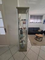 Glazen vitrine kast met verlichting, Huis en Inrichting, Kasten | Vitrinekasten, Ophalen, Gebruikt, 50 tot 100 cm, 150 tot 200 cm