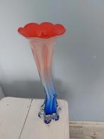 Glazen vaas Murano 29 cm. 🌺, Huis en Inrichting, Woonaccessoires | Vazen, Blauw, Ophalen of Verzenden, Minder dan 50 cm, Glas