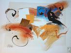 moderne poster, abstract met kleur, Verzenden, Rechthoekig Liggend, Nieuw, A1 t/m A3