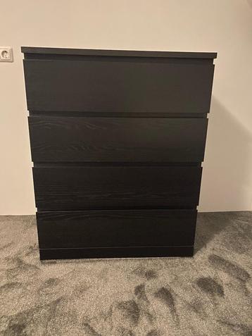 Ikea ladenkast malm zwart