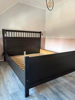 Hemnes ikea twee persoonsbed 160x200, Huis en Inrichting, Slaapkamer | Bedden, Ophalen, Gebruikt, Wit, Tweepersoons