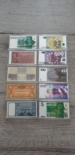 Zilveren Miniatuur Bankbiljetten van Nederland Collectie, Verzenden, Zilver
