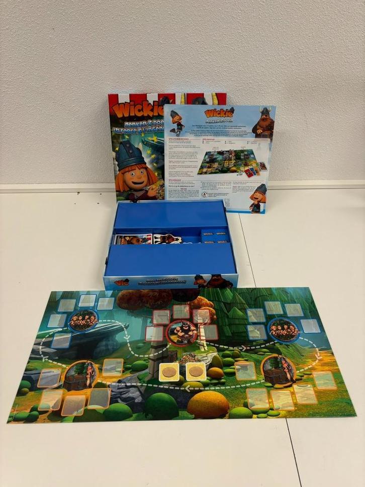 Gezelschapsspel Wickie Denken en Doen als nieuw!, Hobby en Vrije tijd, Gezelschapsspellen | Bordspellen, Zo goed als nieuw, Ophalen