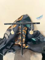 Saffier geel beschermt geluk inzicht vreugde wijsheid uniek, Sieraden, Tassen en Uiterlijk, Oorbellen, Geel, Nieuw, Ophalen of Verzenden