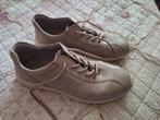 Mooie leren Ecco dames sneaker maat 42 beige / taupe, Ecco, Beige, Ophalen of Verzenden, Sneakers of Gympen