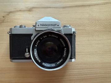 Nikkormat Ftn body + 4 objectieven en accessoires beschikbaar voor biedingen