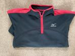 Mizuno, Sportshirt, LS, maat: M, zwar/rood, Maat 38/40 (M), Zwart, Ophalen of Verzenden, Zo goed als nieuw