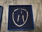 Swarovski ketting en oorbellen, Verzamelen, Swarovski, Ophalen, Zo goed als nieuw, Sieraad of Horloge