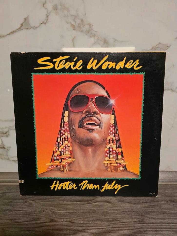 Stevie Wonder – Hotter Than July LP 1980 Motown, Cd's en Dvd's, Vinyl | R&B en Soul, Zo goed als nieuw, 1960 tot 1980, 12 inch