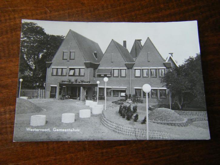 T37 - Westervoort - Gemeentehuis - Mooi/Oud, Verzamelen, Ansichtkaarten | Nederland, Gelderland, 1960 tot 1980, Ophalen of Verzenden