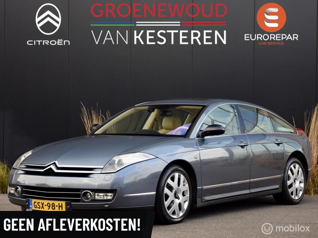 Citroen C6 3.0 V6 Exclusive I Schuifdak I Leder I Navi I, Auto's, Citroën, Gebruikt, Beige, C6, 2946 cc